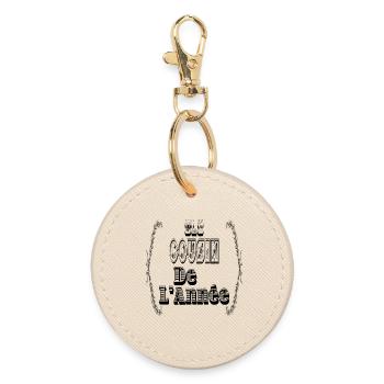 Elu Cousin Année - Porte-clés rond - huître - Devant
