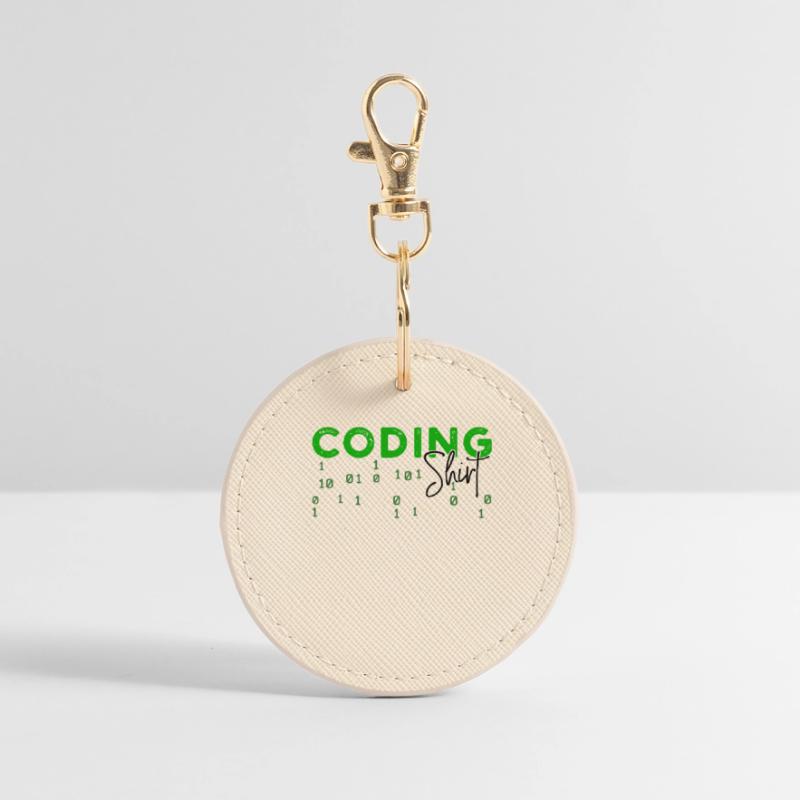 Coden Developer Programmierer Webentwickler Spruch Runder Schlüsselanhänger