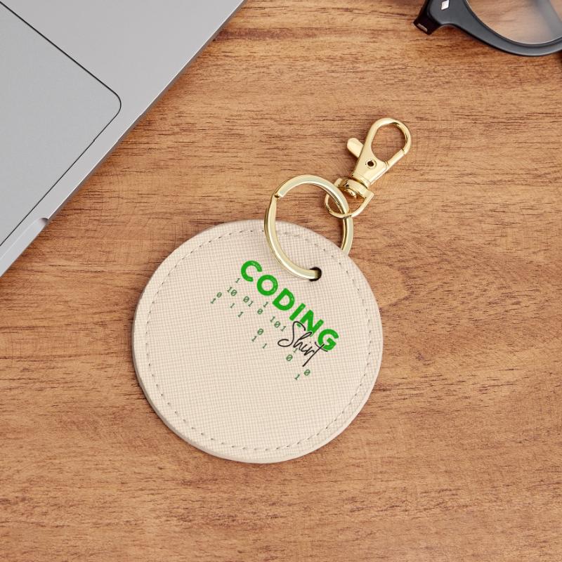 Coden Developer Programmierer Webentwickler Spruch Runder Schlüsselanhänger