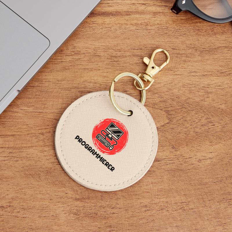 Developer, Programmer, Coden, Computer Science Round Keyring