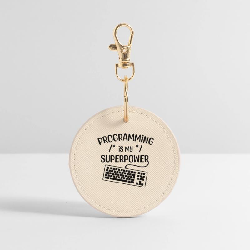 Computerfreak Statement Developer Programmierer Runder Schlüsselanhänger