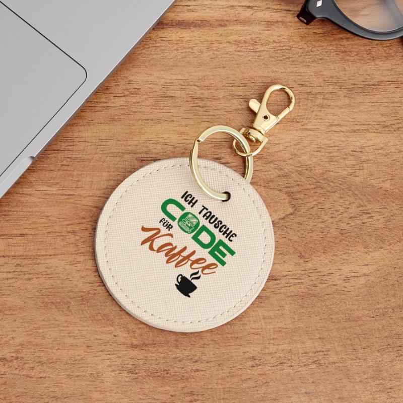 Programmer Software Developer Code Round Keyring