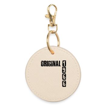 Vintage 1966 - Round Keyring - oyster - Front