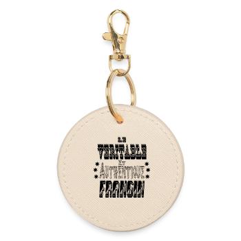 Le Véritable et Authentique Frangin - Porte-clés rond - huître - Devant