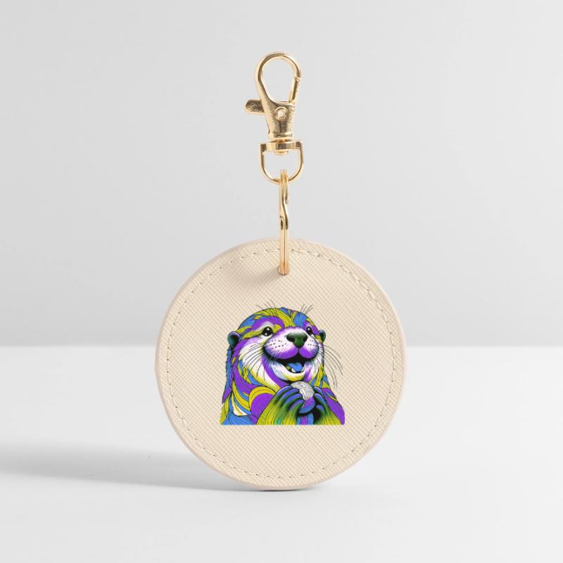 Otter Runder Schlüsselanhänger