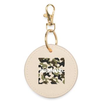 Ferdinand Name Hoodie Men Quality camouflage - Round Keyring - oyster - Front