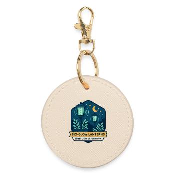 Bio-Glow Lanterns - Round Keyring - oyster - Front