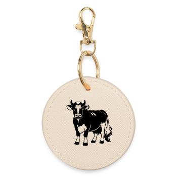 Conception de la ferme Bonte koe – pour petits et grands - Porte-clés rond - huître - Devant