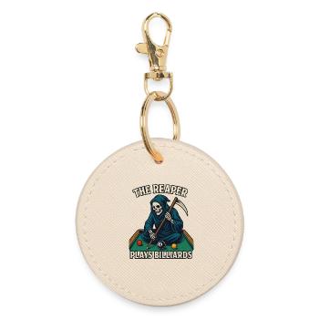 Reaper Billiard Legend - Round Keyring - oyster - Front