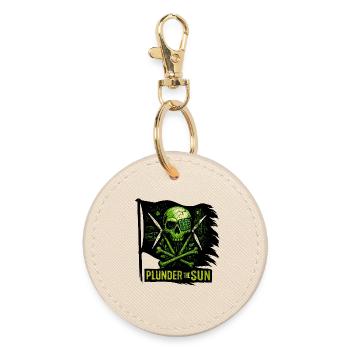 Plunder the Sun - Round Keyring - oyster - Front