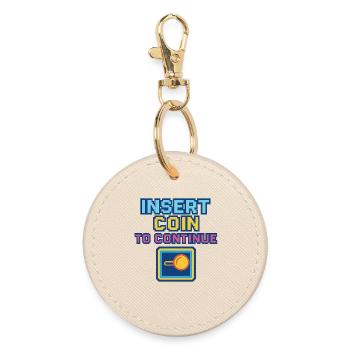 Conception de jeux d’arcade Retro Pixel - Porte-clés rond - huître - Devant