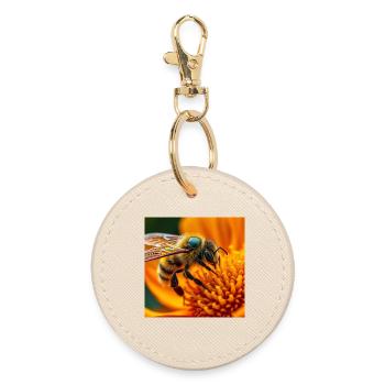 abeille - Porte-clés rond - huître - Devant