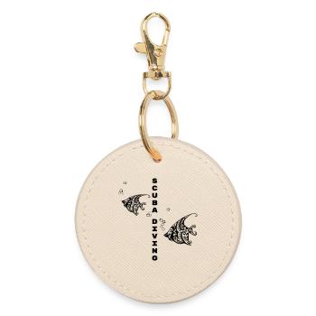 Plongée sous-marine – Tribal Fish Design - Porte-clés rond - huître - Devant