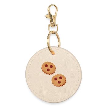Biscuits fourrés à la confiture de Spitzbuben - Porte-clés rond - huître - Devant