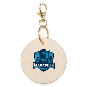 Tshirt Marseille - Porte-clés rond - huître - Devant