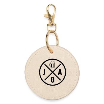 Bachelor Party - Beer - Round Keyring - oyster - Front