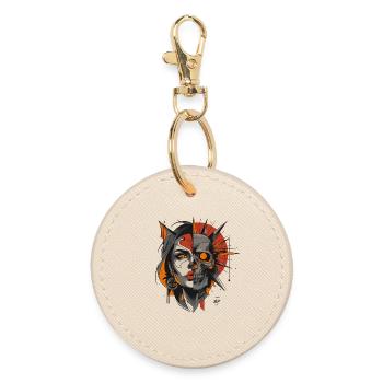 Dualité de l’humanité - Porte-clés rond - huître - Devant