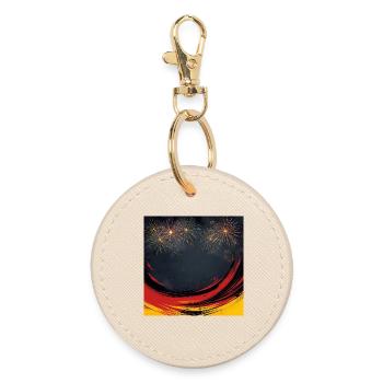 Unity Day Celebration - Round Keyring - oyster - Front