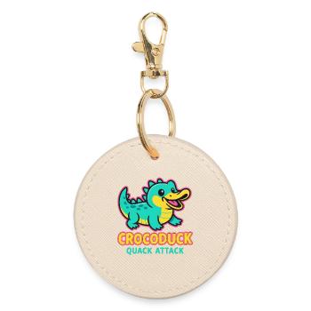 Crocoduck - Attaque de charlatan - Porte-clés rond - huître - Devant