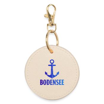 Bateau de vacances au lac de Constance - Porte-clés rond - huître - Devant