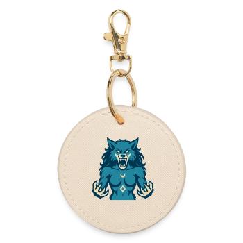 Conception de puissance Moonwolf - Porte-clés rond - huître - Devant