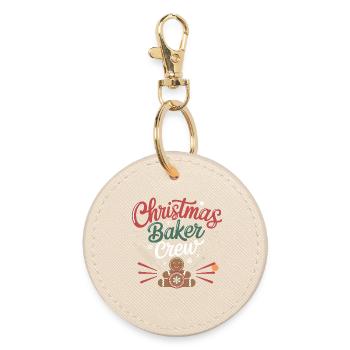 Boulanger de Noël Crew Weihnachtsbäcker Team - Porte-clés rond - huître - Devant