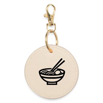 Ramen - Round Keyring - oyster - Front