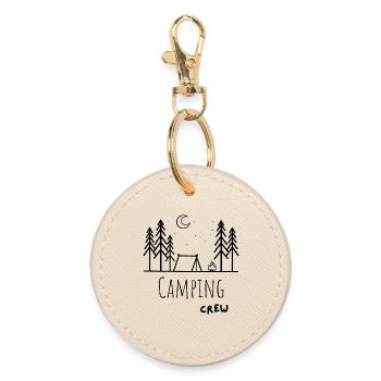 Équipe de camping - Porte-clés rond - huître - Devant