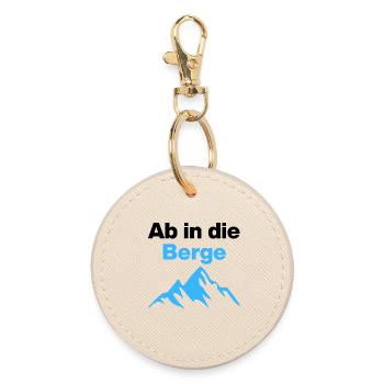 Direction la montagne. Pour les randonneurs et les alpinistes - Porte-clés rond - huître - Devant