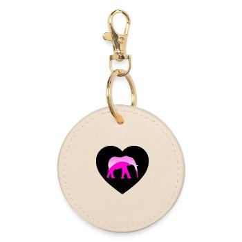 Éléphant - Porte-clés rond - huître - Devant
