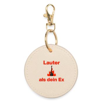 Plus fort que ton ex, maintenant sur un t-shirt ! Partenaires - Porte-clés rond - huître - Devant