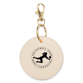 Équipe de volley-ball Mannschaft - Porte-clés rond - huître - Devant