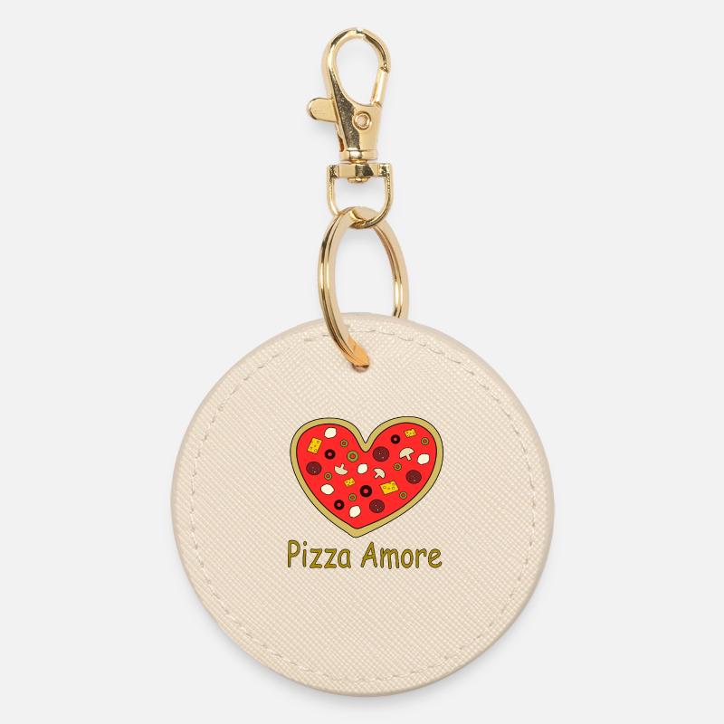 Pizza_Amore - Porte-clés rond - huître