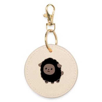 black sheep - Round Keyring - oyster - Front