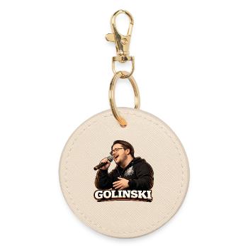 Chanteur de scène Golinski - Porte-clés rond - huître - Devant