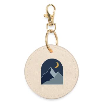 Sérénité de la Montagne de Minuit - Porte-clés rond - huître - Devant