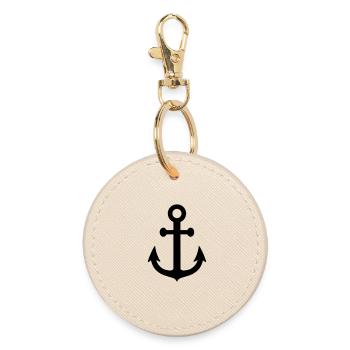 Encre Bateau - Porte-clés rond - huître - Devant