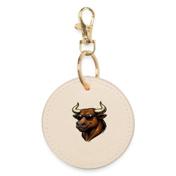 Sunglasses Bull Street Style - Round Keyring - oyster - Front