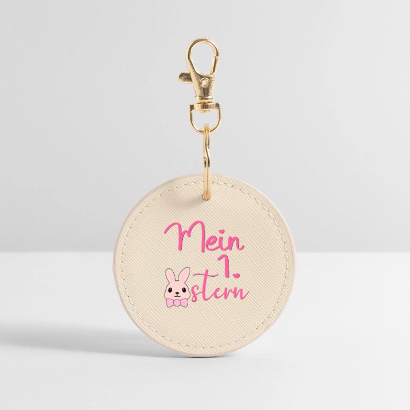 My First Easter Easter Bunny Round Keyring