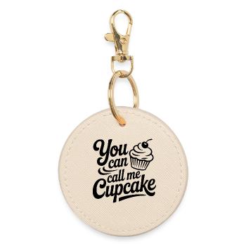 Tu peux m’appeler Cupcake - Porte-clés rond - huître - Devant