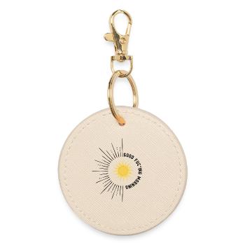 Bon de design matinal - Porte-clés rond - huître - Devant
