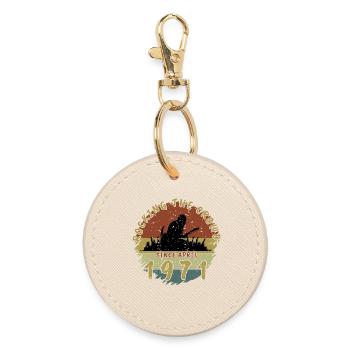 55th Birthday Rocking the crowd GIT 04/1971 - Round Keyring - oyster - Front