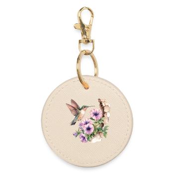 Colibri - Porte-clés rond - huître - Devant