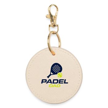 Chemise drôle Padel Dad Cadeau - Porte-clés rond - huître - Devant