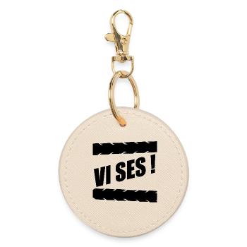See you goodbye - Round Keyring - oyster - Front