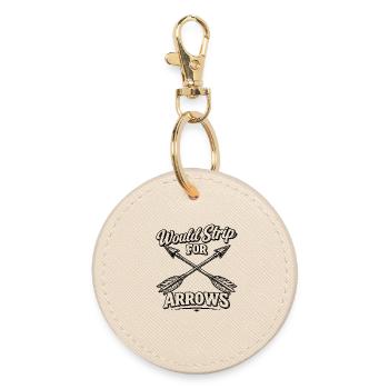 Would strip for Arrows - Runder Schlüsselanhänger - Auster - Vorne