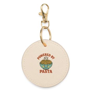 Powered By Pasta – Chemise drôle pour les amateurs de nouilles - Porte-clés rond - huître - Devant