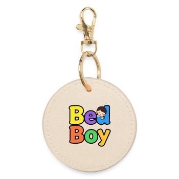 Be a Boy Multicolor - Runder Schlüsselanhänger - Auster - Vorne