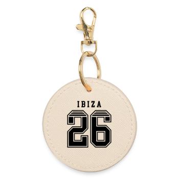 Ibiza 26 Shirt 2026 - Round Keyring - oyster - Front