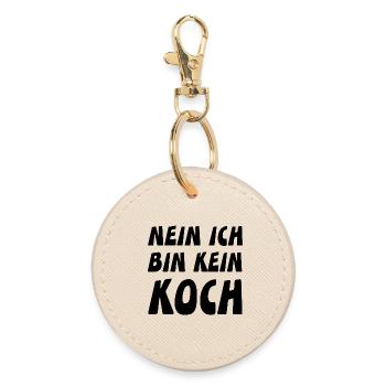 Koch - Runder Schlüsselanhänger - Auster - Vorne